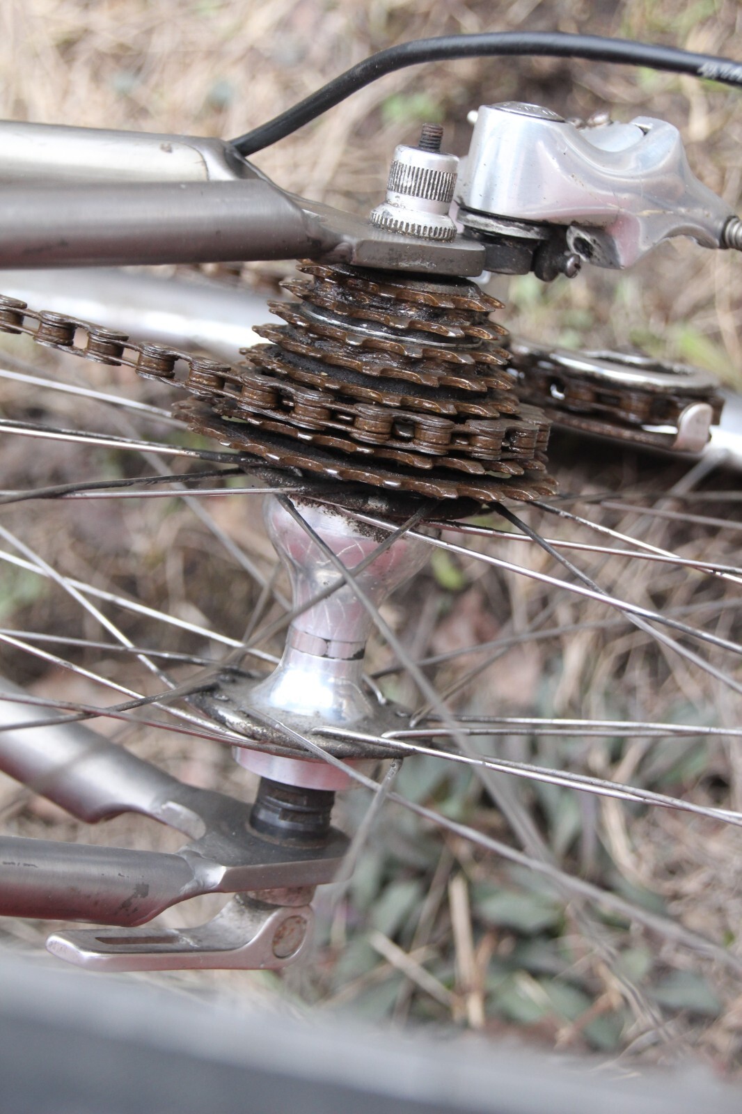 Vintage McMahon MRC Titanium 55cm Road Bike Campagnolo Record 16 Speed