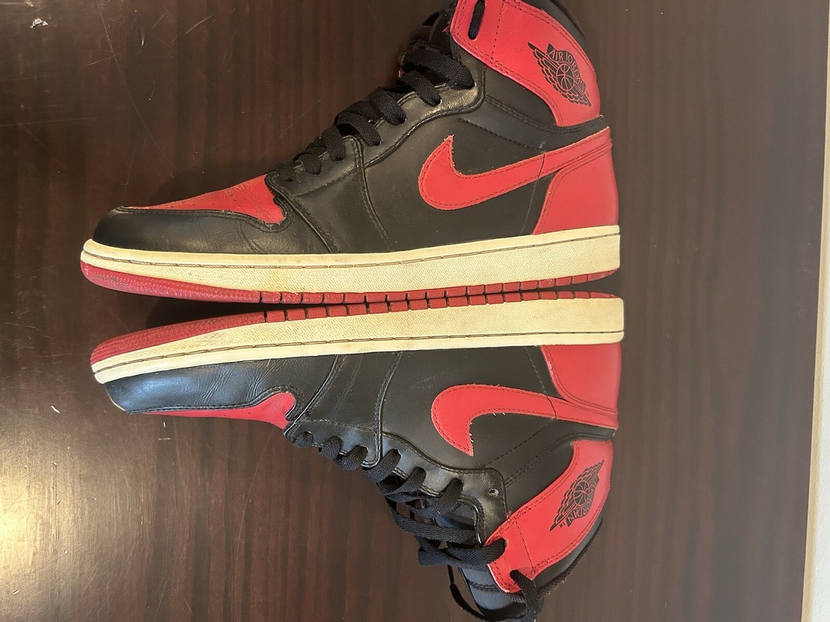 Size 8.5 - Air Jordan 1 Retro Bred DMP High Chicago Bulls | eBay Size 8.5 - Air Jordan 1 Retro Bred DMP High Chicago Bulls | eBay
