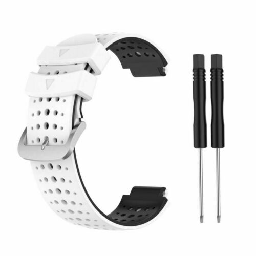 1X correa de reloj de silicona para Garmin Forerunner 220 230 235 620 630 735XT - Imagen 13 de 20
