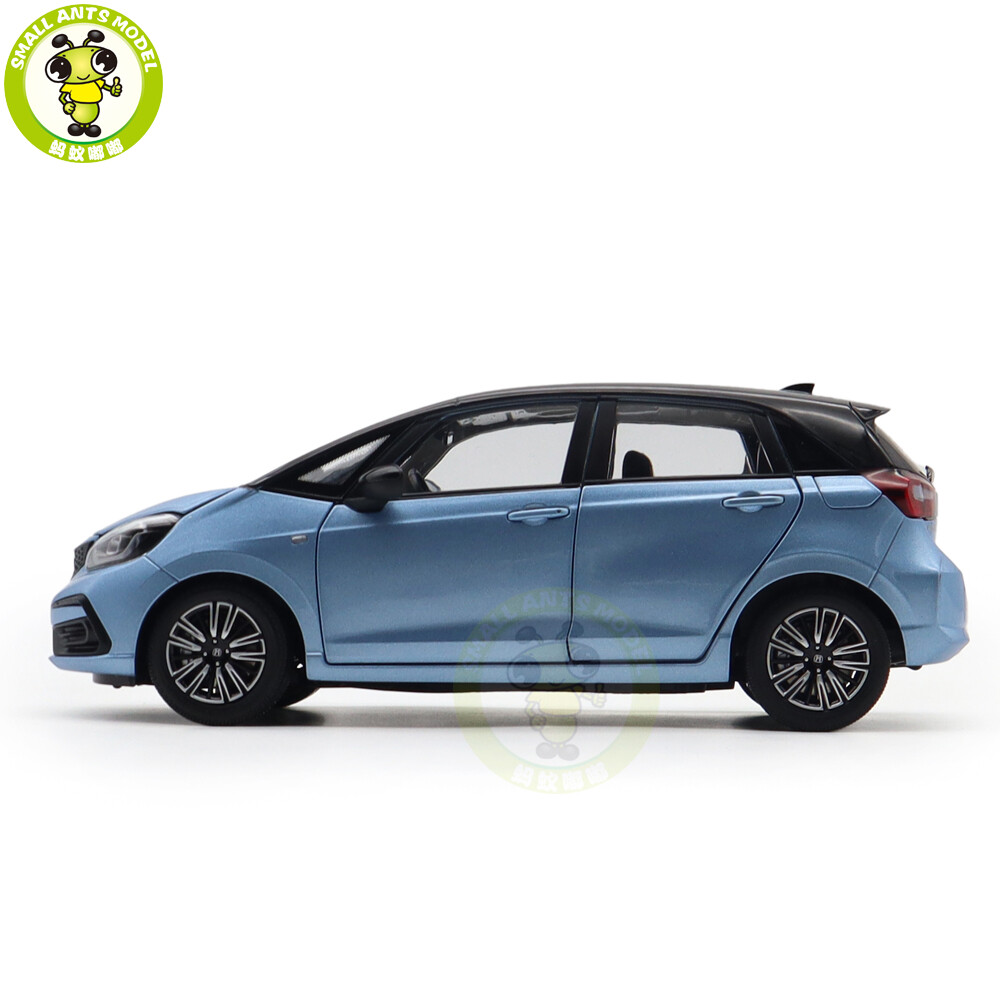 1/18 Honda FIT 4TH 2020 2021 Blue Diecast Model Toy Car Friends