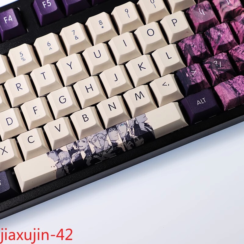Anime Jujutsu Kaisen Theme Keycaps PBT Full Set 108Keys For Cherry MX keyboard