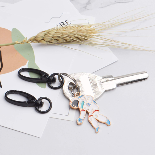 Swivel Clasp Clips,50Pcs 35Mm Swivel Trigger Clips Metal Keyring Clasps Snap Hoo - Picture 7 of 12