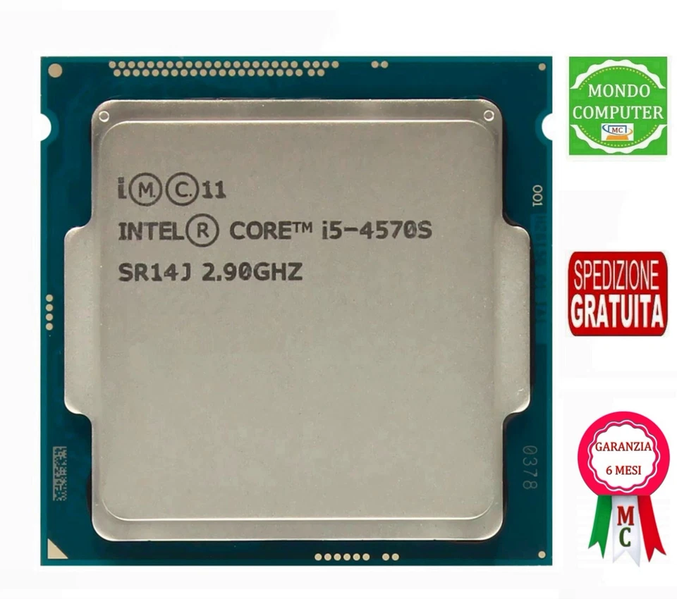 PROCESSORE SOCKET 1150 INTEL CORE i5 4570S § SR14J - Immagine 3 di 3