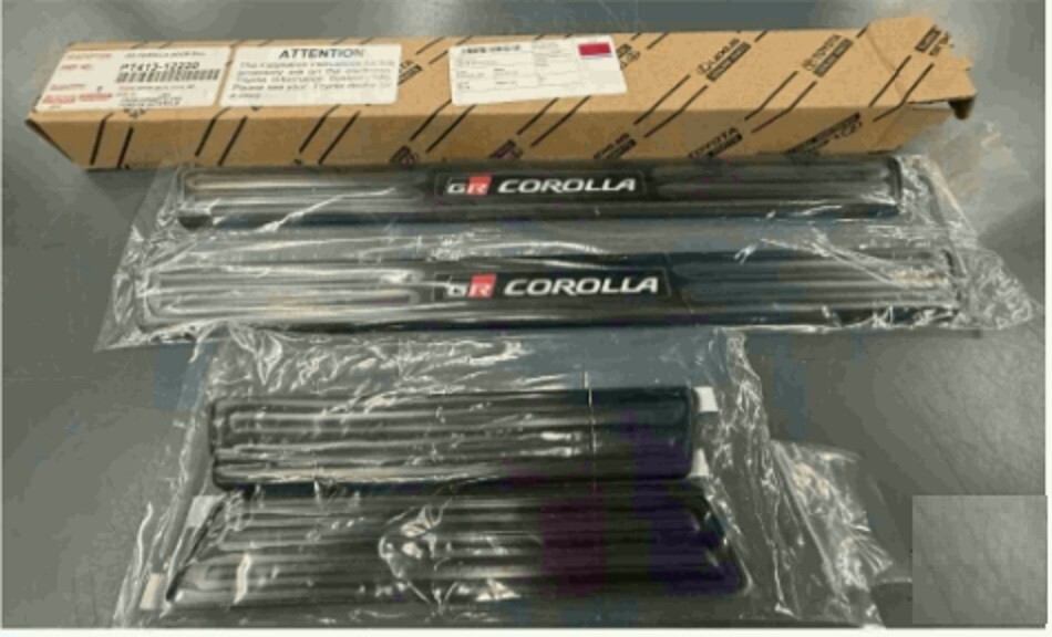 Toyota 2023-2025 GR Corolla Door Sill Enhancement set of 4 PT413-12220 Genuine