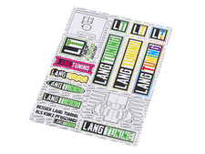 Set: Aufkleber "LangTuning" Stickerbogen 2024