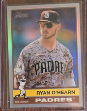 2025 Topps Heritage Chrome Refractors #584 Ryan O'Hearn Padres