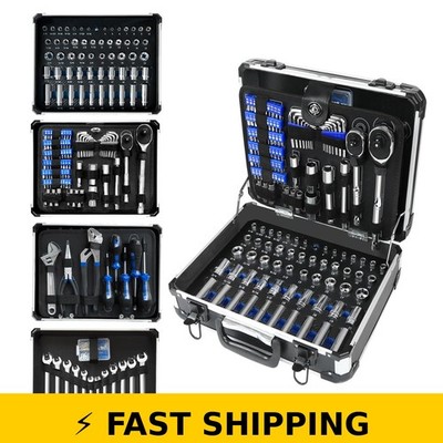 Prostormer 240-Piece Mechanic Tool Set with Aluminum Toolbox
