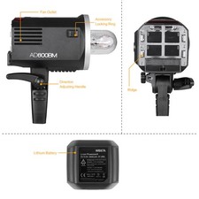 Godox WITSTRO AD600BM 600WS GN87 HSS 1/8000s Outdoor Flash Strobe 2.4G Wireless
