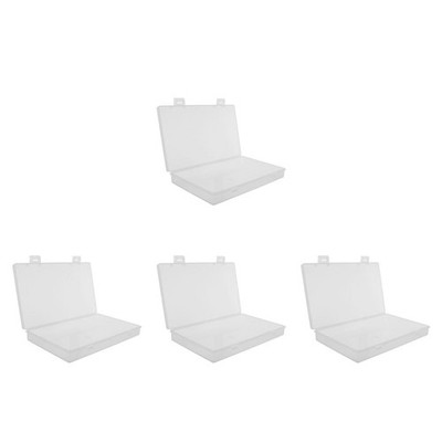 4 PCS Aufbewahrungsbox Aus Kunststoff Mit Zwei Knöpfen Schmucketui