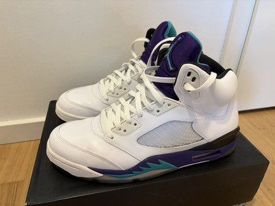 Nike Jordan Air Jordan 5 Retro OG Grape Weiß, Größe US 12, EUR 46, UK 11
