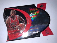1997 Upper Deck SPX Holoview Die-Cut #SPX6 Dennis Rodman Chicago Bulls NM