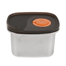 Ice Cream Container - 500ml Stainless Steel Ice Cream Storage Box For Freezer -