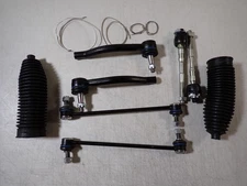 Front Sway Bar Inner Outer Tie Rod w Boots For 2007-2013 Nissan Altima