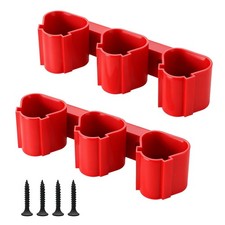Sissatthai 2Pcs Battery Holder Wall Mount for Milwaukee M12 Tool Holder,...