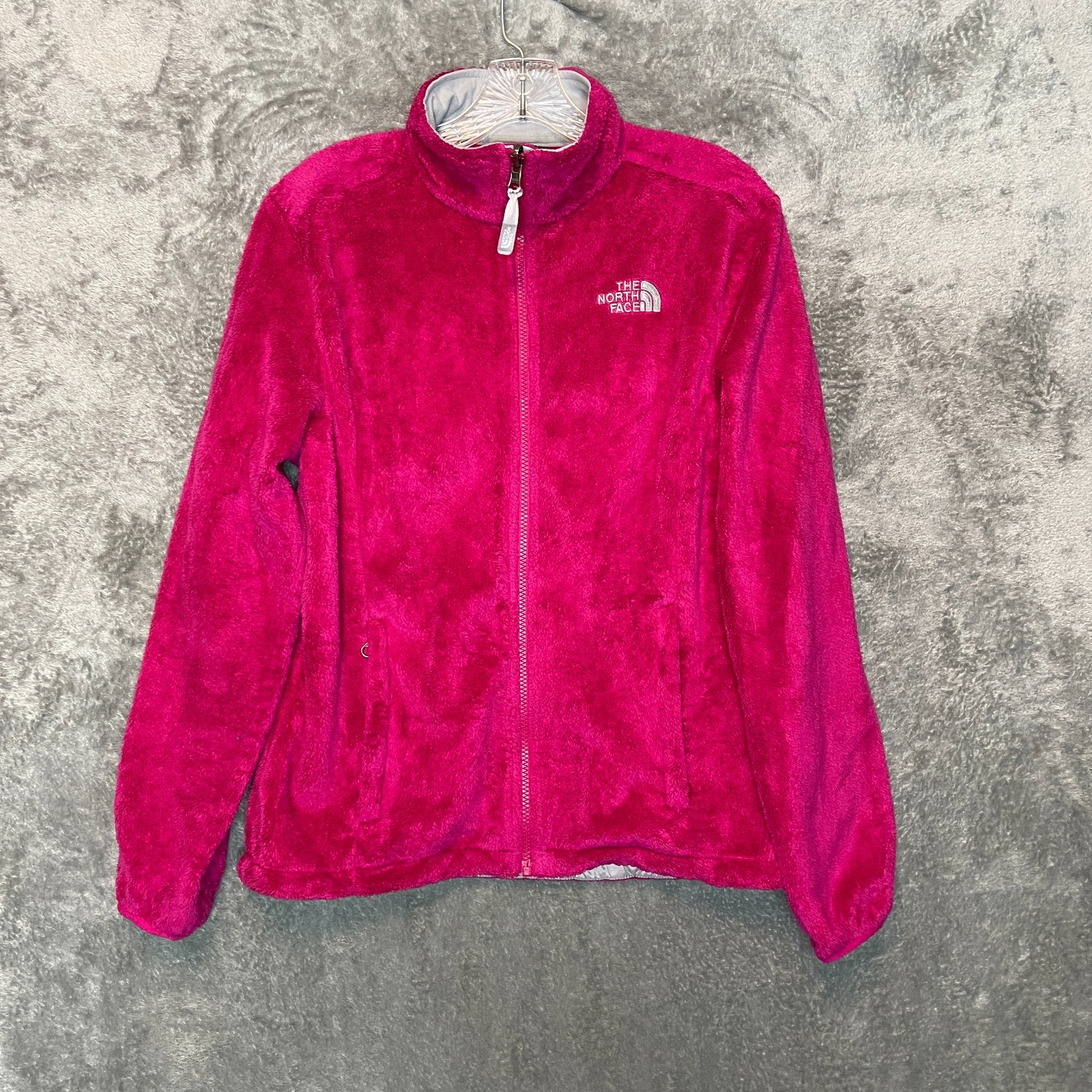 North Face Women Osito Jacket Lightweight Outdoor Full Zip High Pile Fleece M