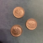 Lot of 3 Roosevelt Silver Dimes US 10C - 90% silver 1946-1964