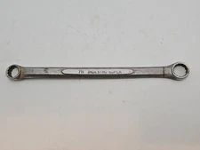 VINTAGE INDESTRO SUPER TOOLS No.711 OFFSET BOX WRENCH 3/8 7/16