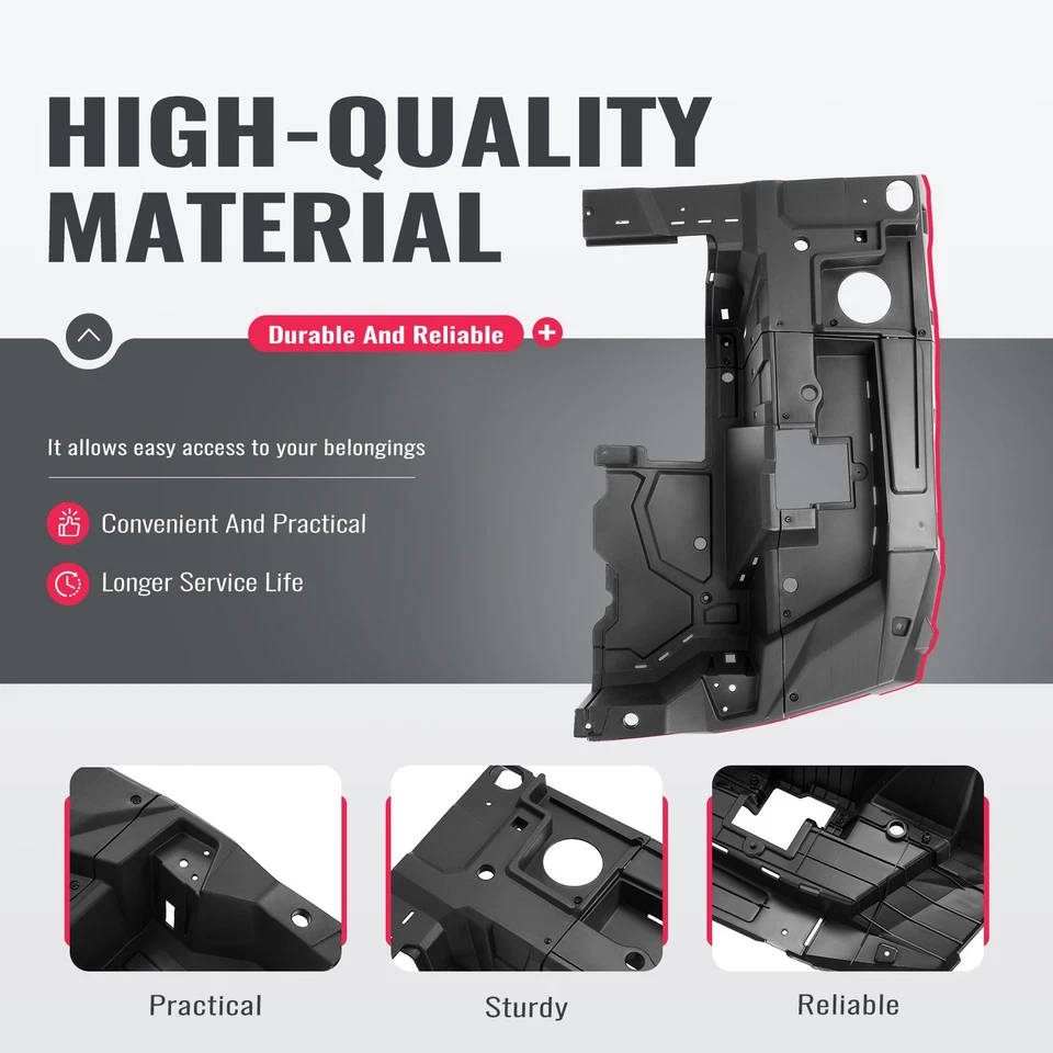 Right Side Rear Bed Box for Polaris RZR XP 1000/ Turbo S 2014-2023 2018 #5454270 Foto 3 de 4