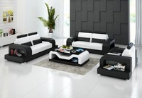 Ledersofa Couch Wohnlandschaft 3+2+1 Sitzer Garnitur Design Modern Sofa G8007D