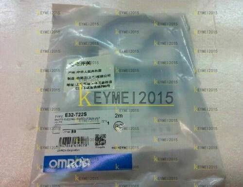 ONE NEW OMRON E32-T22S Photoelectric Switch Fiber Unit E32T22S - Image 1 of 1