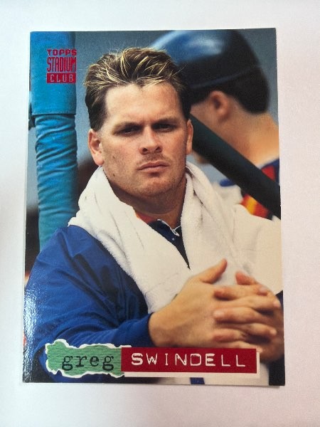 1994 Greg Swindell Topps Stadium Club #113 Astros Baseball NM