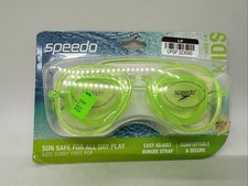 Speedo Kid's Sunny Vibes Pop Sunglass Style Neon Green Goggles Ages 3-6