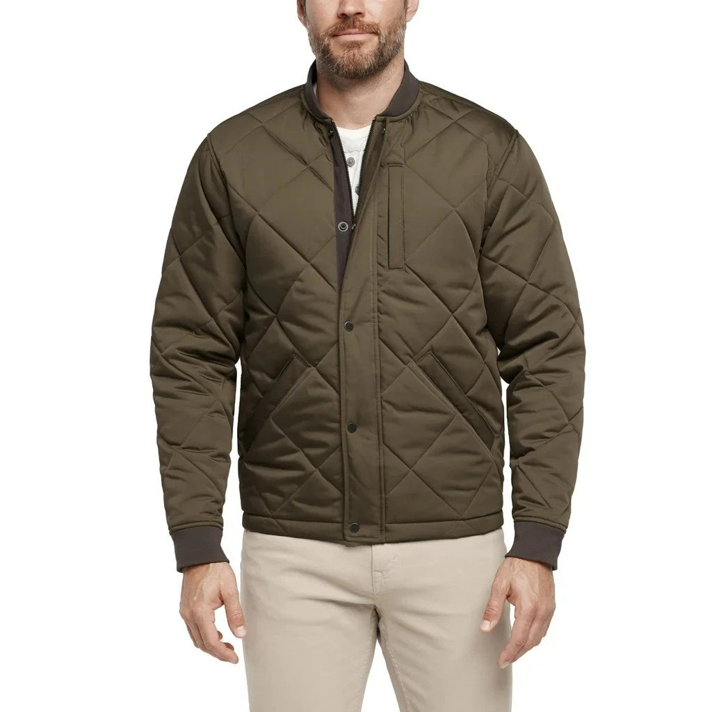 Banana Republic Men's Quilted Bomber Jacket