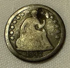 1842 Seated Liberty Half Dime - .900 Silver - 90% Silver