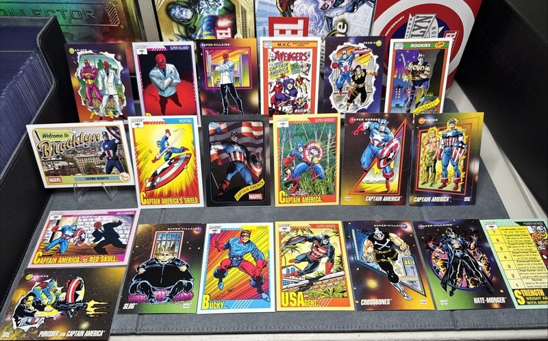 CAPTAIN AMERICA LOT (20) 26 Topps Brooklyn, 25 Topps Chrome, 90,91,92 IMPEL