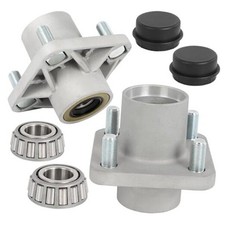 Aluminum Golf Cart Front Wheel Hub Assembly, Compatible with Club Car DS 1974