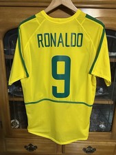 2002 Brazil Ronaldo Nazario soccer jersey