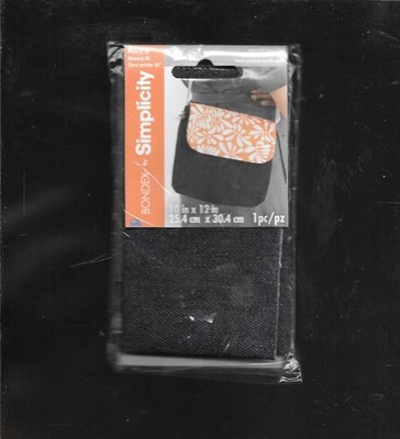 BONDEX by Simplicity Denim Iron-On Patch 10'' x 12 '' - One Piece - NIP