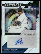 2021 Panini Prizm #DS-EC Edwar Colina Debut Signatures