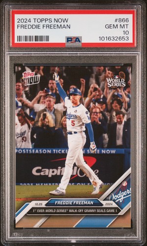 2024 TOPPS NOW #866 FREDDIE FREEMAN PSA 10
