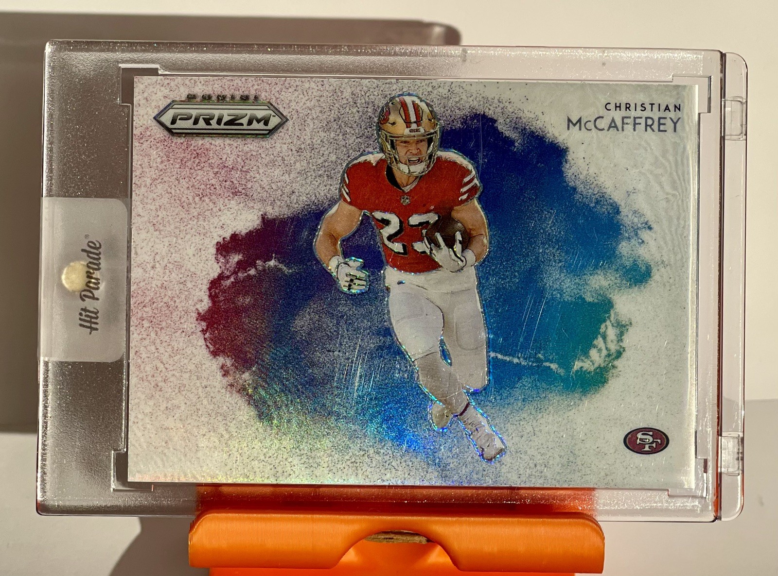 Christian McCaffrey HIT PARADE 2022 Prizm 49ers White Color Blast