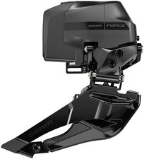 SRAM Force AXS eTap Front Derailleur: 2x12-Speed, Braze-On, Iridescent Gray, D2