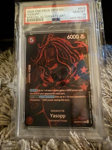Yasopp SP OP09-013 One Piece OP12 Legacy Of The Master PSA 10