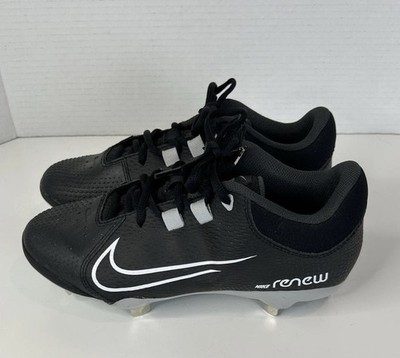 Nike Hyperdiamond 4 Softball Cleats Womens Size 7 Black White NWOT Fastpitch