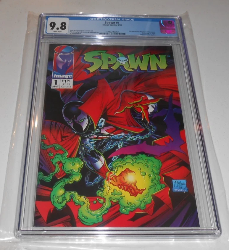 Spawn Certified Guaranty Company (CGC) 9.8 Near Mint/Mint Comics Spawn Certified Guaranty Company (CGC) 9.8 Near Mint/Mint Comics