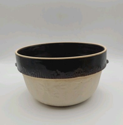 Vintage 1940s Cook Rite Cooking Ware Economy Health Brown Dipped Mixing Bowl #5