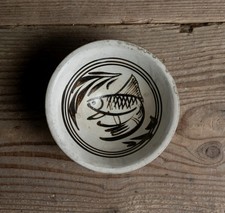 Chinese antique Tang ware Cizhou kiln iron-painted fish pattern bowl 17th-18th