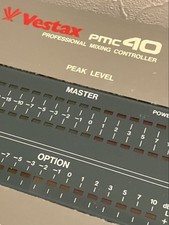 Vestax PMC-40 Vintage 90s DJ Mixer Japan Made Tested Working Professional