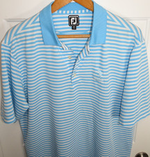 Footjoy Athletic Fit Performance Polo Pinehurst Putter Boy Striped Golf XXL