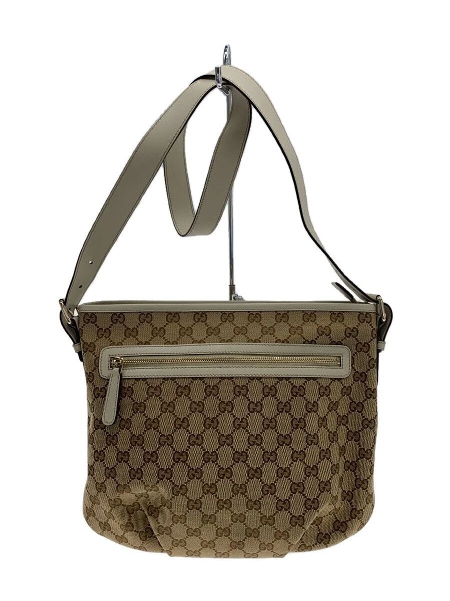 Sac bandoulière GUCCI GG toile BEG du Japon