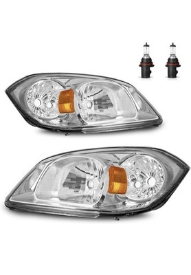 Fits 2005-2010 Chevy Cobalt 05-06 Pontiac Pursuit LED Halo Projector Headlights