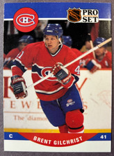 1990-91 Pro Set #471 Brent Gilchrist Montreal Canadiens RC