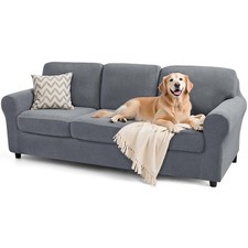 7 Pieces Stretch Sofa Slipcover Sets Couch Cover Sets Backrest Cushion Covers...