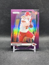 8198K 2024 Panini Prizm - Rookies Carson Steele #377 Purple Prizm (RC)