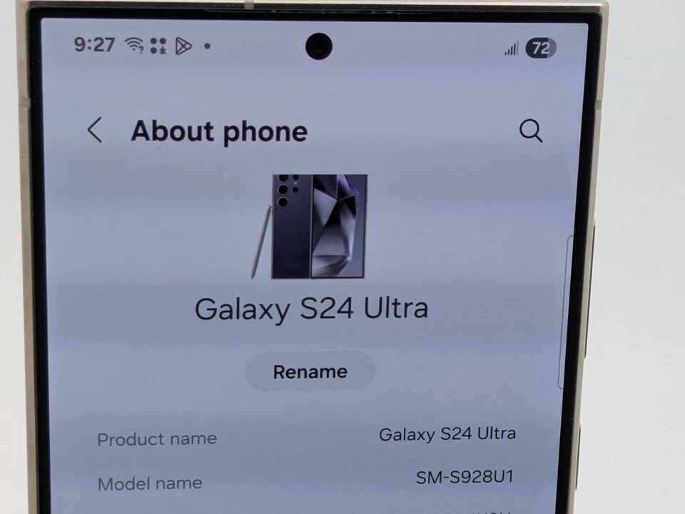 Samsung Galaxy S24 Ultra S928U1 256GB хорошее состояние | фиолетовый | РАЗБЛОКИРОВАННЫЙ США только - Изображение 3 из 4