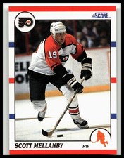 1990-91 Score American #242 Scott Mellanby Philadelphia Flyers